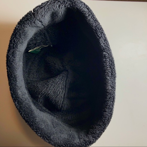 LL.Bean fleece beanie one size black 100% polyester watchman cap Gorpcore - Picture 3 of 6